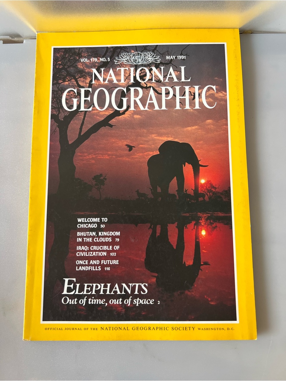 May 1991 issue of the National Geographic magazine